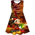 thumbnail image 1 of Disfraz de Minnie Mouse para niñas, vestido de princesa de manga corta, ropa 3D para fiesta de cumpleaños, 1 of 4