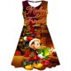 thumbnail image 1 of Verano Minnie Mouse vestido moda Casual 3D impreso cuello redondo vestidos sueltos serie Disney dibujos animados Navidad una pieza faldas 9T Gao Jinjia LED, 1 of 2
