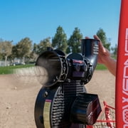 PowerNet Launch F-lite Baseball & Softball Pitching Machine, Adjustable Height and Angles, Variable Speed Up to 90 MPH, Batting Practice Ball Launcher (F-lite)