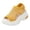 Yellow, variant on Women's Height Increasing Athletic Chunky Heeled Walking Sandals Comfortable Color Block Plaid Mesh Open Toe Arch Support Platform Wedge Non Slip Work Sneakers Summer Shoes Red Size 8.5
