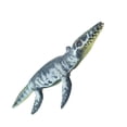 thumbnail image 2 of Modelo de dinosaurio Liopleurodon Artificial de goma para niños, juguete biológico realista, regalo de adorno kenally  WJ3545-00, 2 of 7
