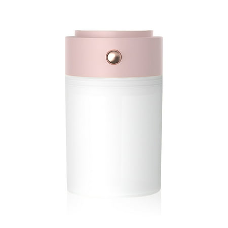 

TureClos Mist Humidifier USB Powered 250ML 2.5W Air Diffuser Night Light Decoration Water Spray Bottle Pink