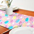thumbnail image 6 of Colored Easter Eggs Table Runner - 18x72 Inch Soft Fabric Table Runner, Heat-Resistant for Kitchen, Dining, Holiday House Decor, 6 of 7