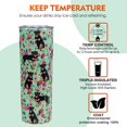 thumbnail image 5 of Rottweiler Tumbler Stainless Steel Vacuum Insulated Double Wall Travel Tumbler - Dog Lovers Gifts for Women - Insulated Coffee Tumblers for Hot and Cold Drinks - With Straw and Lid 20 OZ, 5 of 6