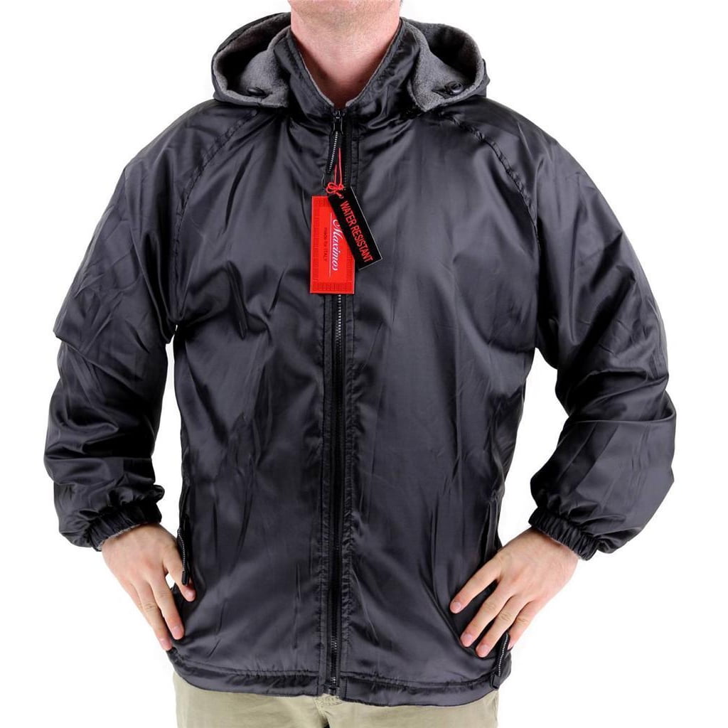 Maximos Maximos Mens Lax Security Reversible Water Resistant Jacket With Removable Hood 8470