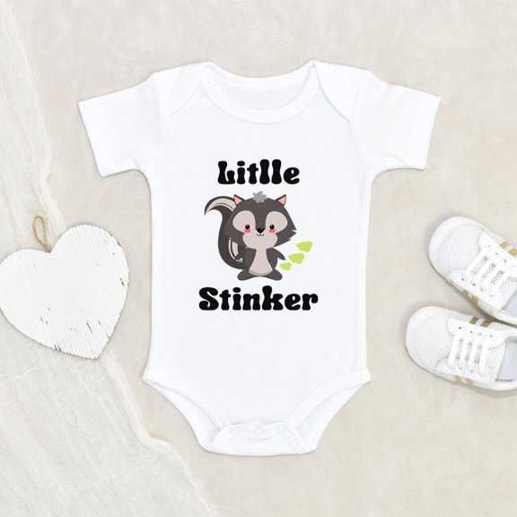 Funny Skunks Baby Clothes - Little Stinker Baby Clothes - Funny Baby Clothes - Cute Baby Animals