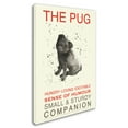 thumbnail image 2 of Trademark Fine Art 'Black Pug' Canvas Art by Michelle Campbell, 2 of 3