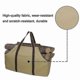 thumbnail image 2 of Log Storage Holder Carrier Canvas Firewood Bag Durable Tote Bag - B, 2 of 5