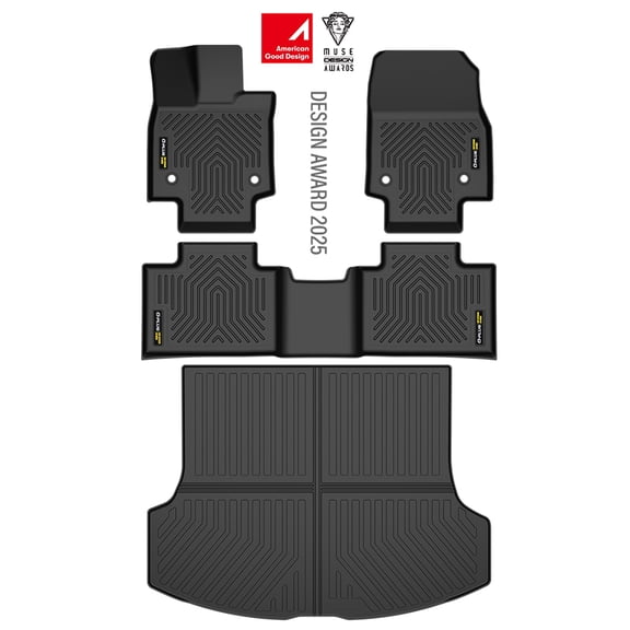 4PCS Floor Mats Cargo Linerfit for Lexus RX500 2023 All Weather Floor Cargo L
