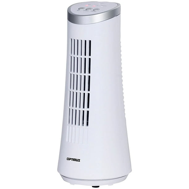 F7345WH 12" Desktop Ultraslim Oscillating Tower Fan (White) Walmart