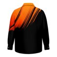thumbnail image 5 of Lumtrix Men's Shirt Neon Print Casual Button Down Collar Shirts Long Sleeve Hippie Hawaiian Dress Shirts for Men Saffron 4XL, 5 of 5