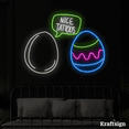 thumbnail image 2 of Craftnamesign Egg Tattoos Neon Sign, Easter Day Decor, Tattoo Studio Decor, 2 of 4