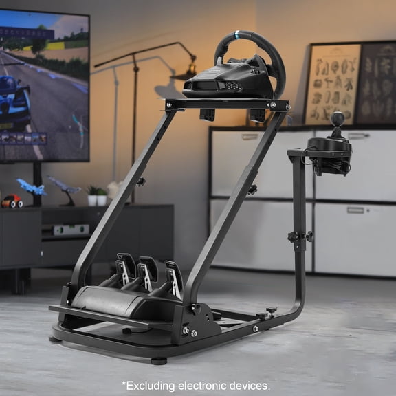 Marada Racing Wheel Stand with Shifter Mount Height Adjustable Compatible Logitech G920 G29 G923