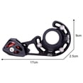 thumbnail image 3 of Guía de cadena MTB, licencia protectora de Estabilizador de cadenas de polea Aleación de aluminio Montaje directo Tensor duradero resistente para shamjiam Guía de cadena de bicicleta, 3 of 9