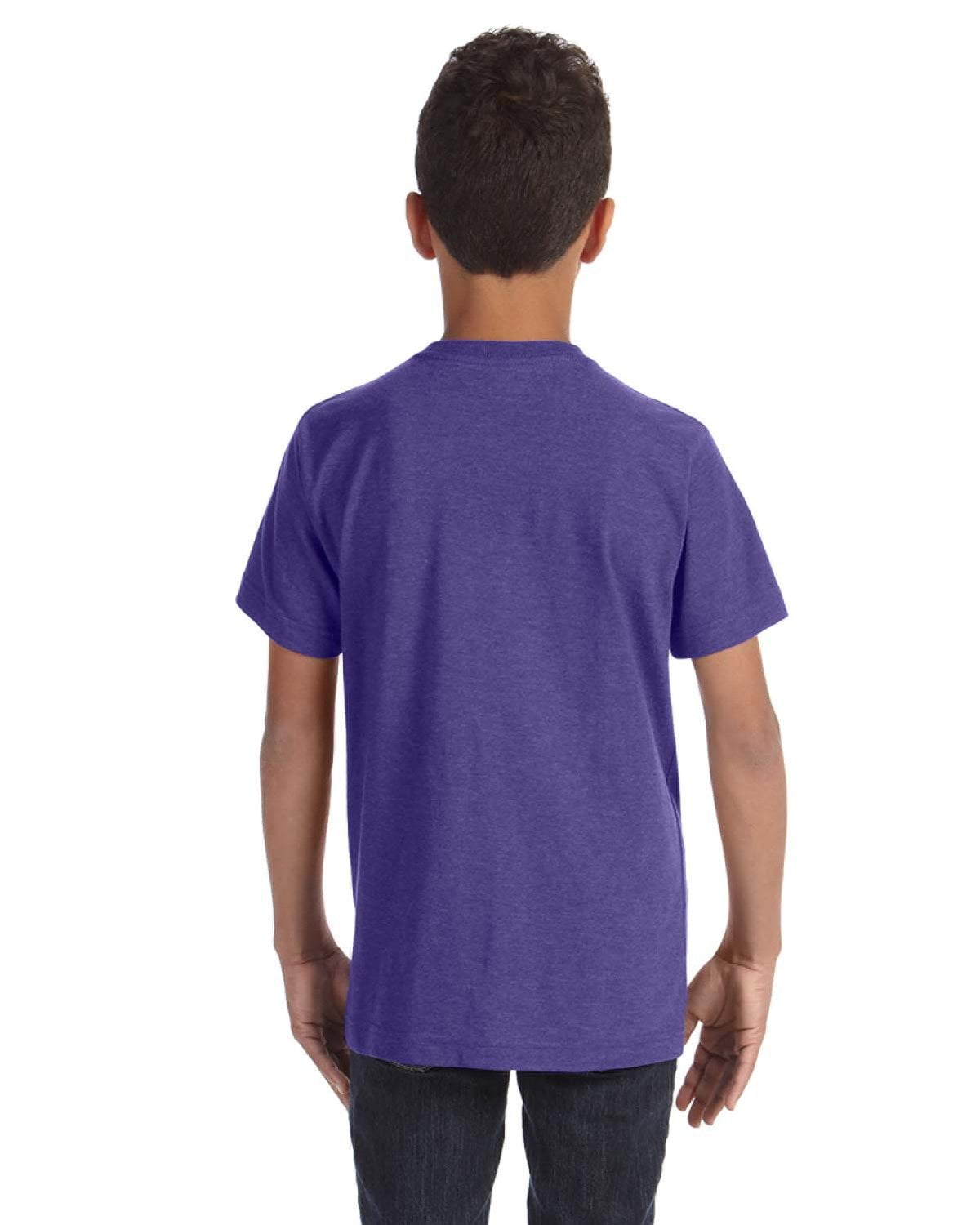 Aquaguard Boys 3-Pack T-Shirt Crew Neck Short Sleeve 100% Cotton Tee, Size: 4-14 - Large