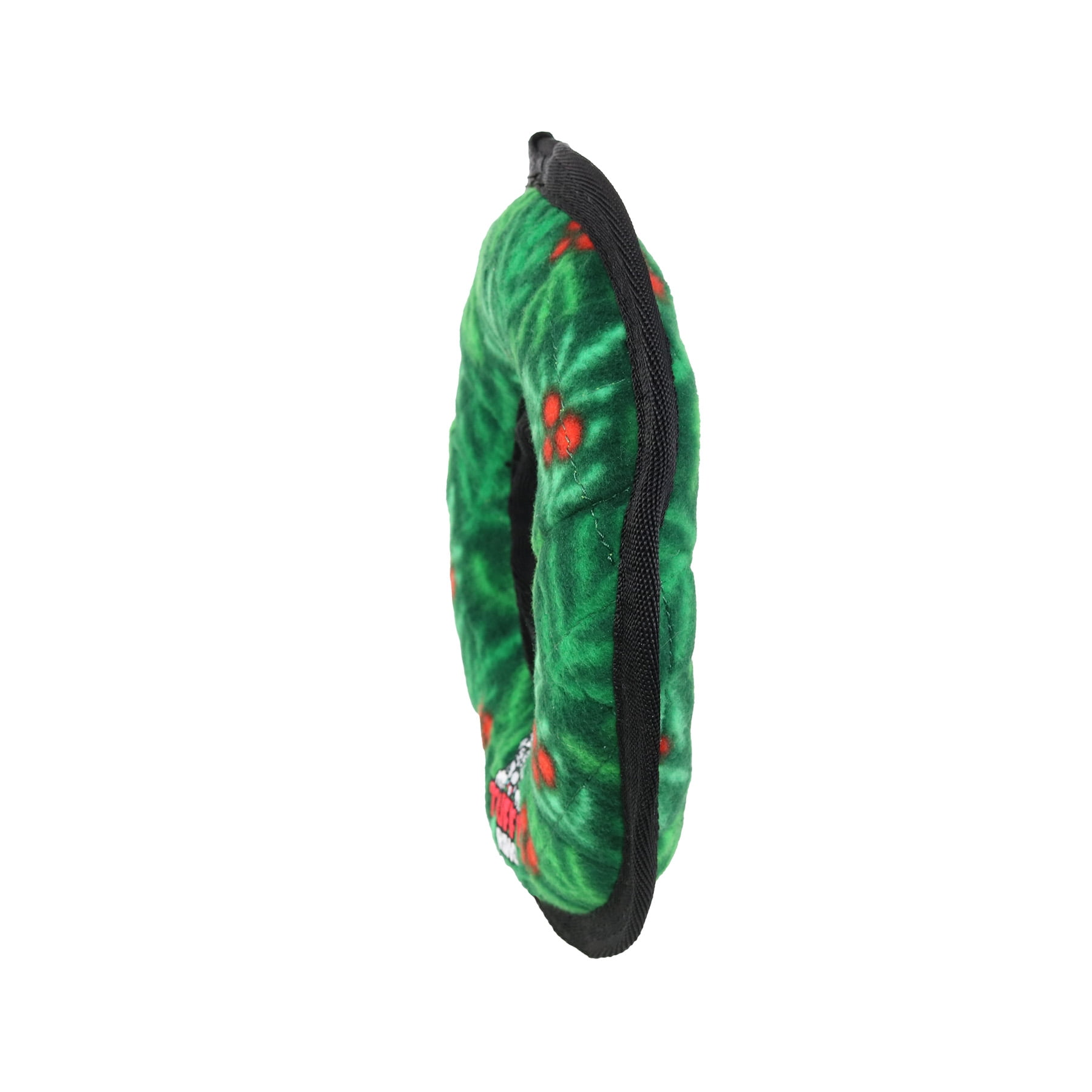 Tuffy Medium Ring Wreath, Durable Plush Squeaky Dog Toy
