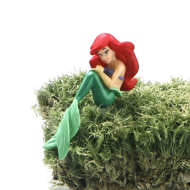 Figura de princesa Sirenita de Anime de Disney, modelo de PVC, juguete de jardinería, suculenta, paisajismo, muñeca, decoración de pastel, Topper, regalo de cumpleaños