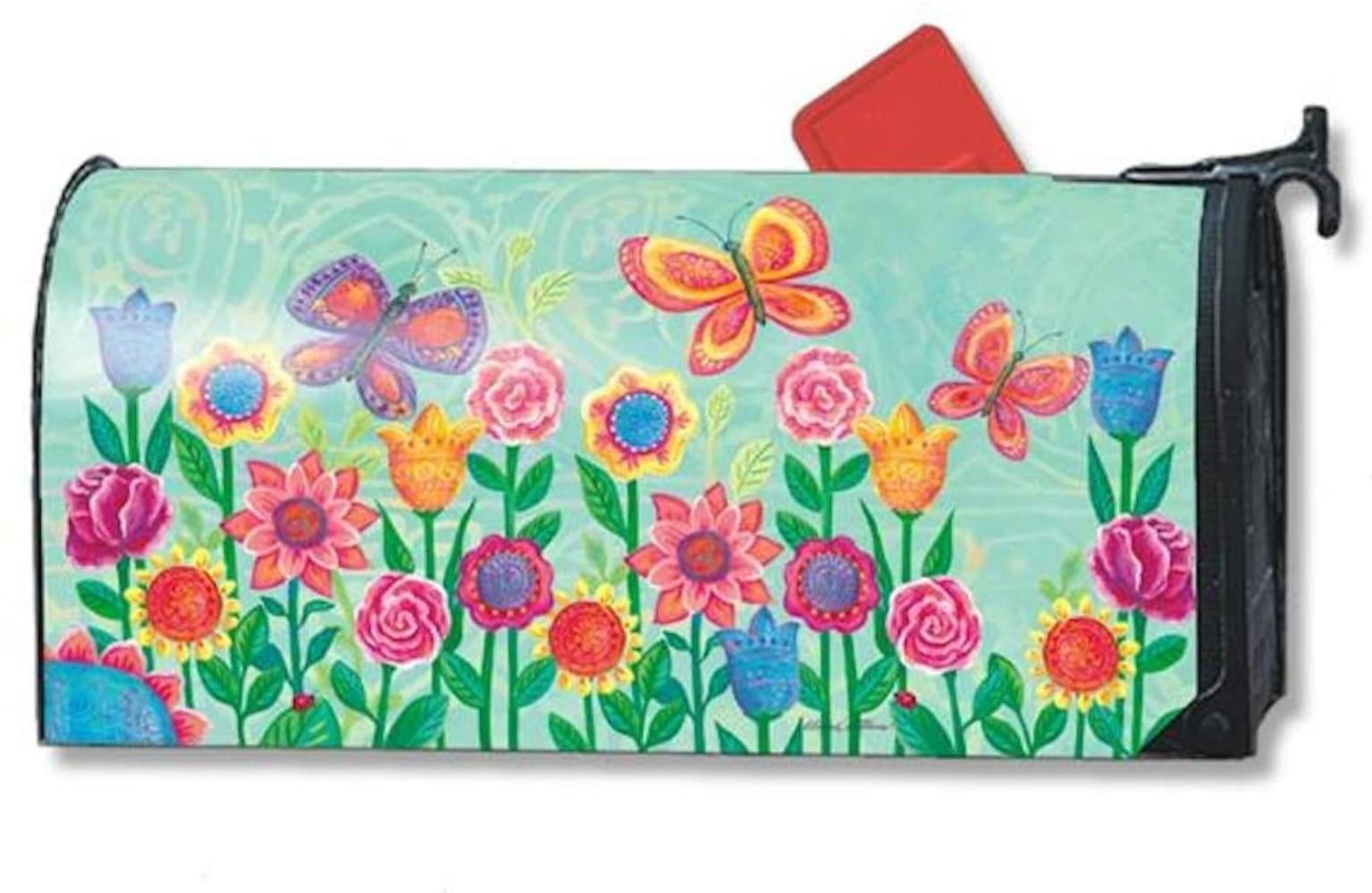 BreezeArt Mailwraps BE MINE BIRDS Magnetic Mailbox Cover by Magnet Works 