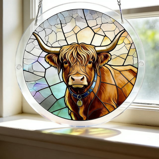 Acrylic Puzzle Colored Window Decoration