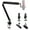 E-Black, variant on QuadCast Microphone Stand, Mic Boom Arm Compatible with HyperX QuadCast Solocast, Blue Yeti, Fifine AM8 and Most Mic, Gaming Mic Stand Desk with Adapter by SUNMON