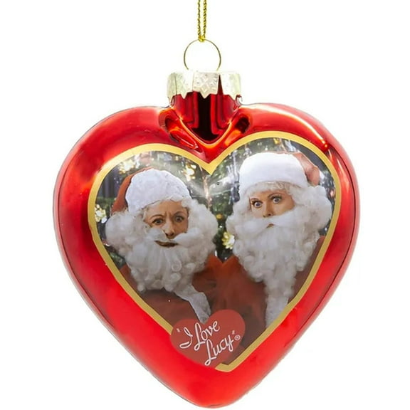 Kurt Adler 3.25-Inch Glass Lucy Heart Ornament