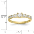 thumbnail image 2 of 10K Yellow Gold CZ Ring, 2 of 2