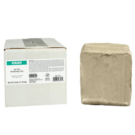 AMACO® Air Dry Clay, Gray, 25 lb. (Best Air Dry Clay Sculpting)