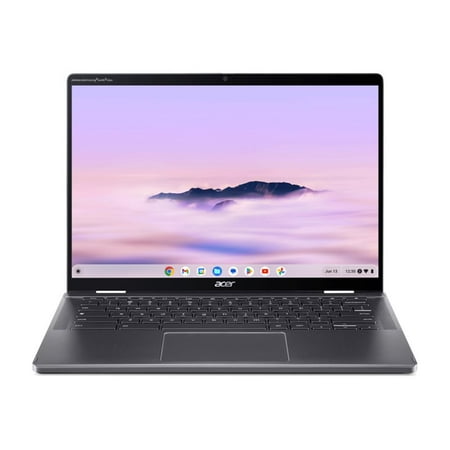 Acer Chromebook Plus Spin 714 CP714-1H - Flip design - Intel Core Ultra 5 - 115U / up to 4.2 GHz - Chrome OS - Intel Graphics - 8 GB RAM - 256 GB SSD NVMe - 14" IPS touchscreen 1920 x 1200 - Wi-Fi 6E - steel gray - kbd: US