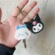 thumbnail image 1 of Sanrio-Llavero de Hello Kitty, funda de silicona con colgante de gato KT, Cinnamoroll, Kuromi Melody, funda para tarjeta de Control de acceso, 1 of 4