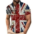 thumbnail image 2 of IROINNID Big and Tall T Shirts for Men, Indenpence Day Lightweight Thin Basic V-Neck Botton Tops for Men, 2 of 7