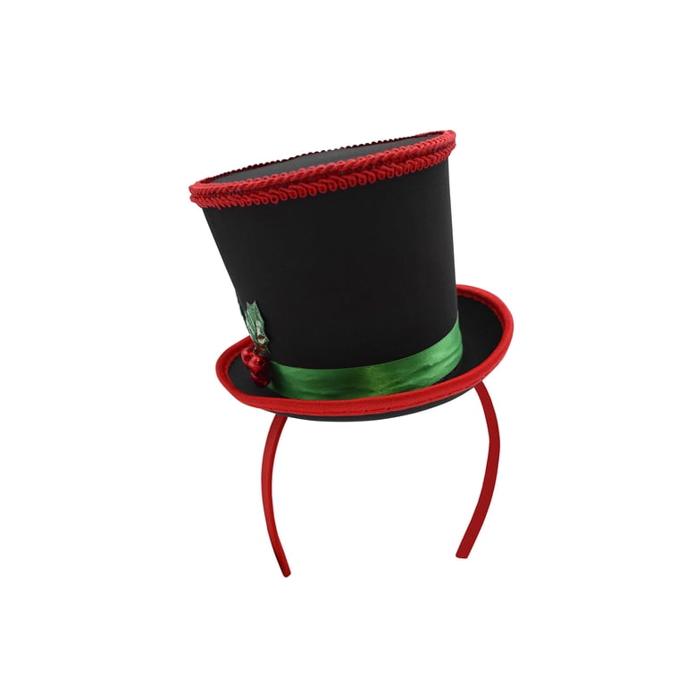 Christmas Neon Green Snowman Headband - Christmas Top hat| Tacky Christmas Party Hand Crafted | Accessories | Christmas Neon Green Snowman  main image 2