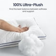 thumbnail image 2 of BedStory Luxe Mesh-Cooling Queen Size Pillow Set of 2: Hypoallergenic Soft Down Alternative Pillows for Unmatched Support & Fluffiness — Ideal for Back, Stomach, and Side Sleepers, 2 of 8