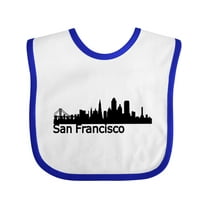 Inktastic San Francisco Skyline Boys or Girls Baby Bib