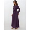 thumbnail image 6 of Textured Crew Neck Maxi Dress, 6 of 7