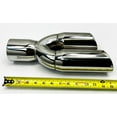 thumbnail image 6 of Exhaust Tip 2.50" Inlet 3.00" Outlet 13.00" long WDWDRS30013-250-HP-SS Dual Round Slant Polished 304 Stainless Wesdon Exhaust Tip, 6 of 8