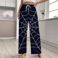 thumbnail image 2 of Spider Web-1 Pajama Pants Loose Pajamas Female Breathable Home Trousers Leisure Sleeping Pants Large Size, 2 of 6
