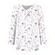 thumbnail image 5 of Ichuanyi liquidación de moda femenina camiseta suelta de mangas de mangas largas de mangas en v tops casuales ICHUANYI WER202308181158, 5 of 5