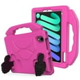 thumbnail image 5 of For Apple iPad 10th Gen 2022 Hybrid Shockproof Thumbs Up Kickstand Antislip Rubber TPU Kid-Friendly Bumper Tablet Cover ,Xpm Phone Case [ Pink ], 5 of 5
