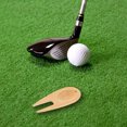 thumbnail image 3 of 12 Pcs Fourche de Réparation de Gazon Outil de Réparation de Divot en Bambou pour Golfeurs, 3 of 9