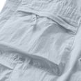 thumbnail image 6 of Lzobxe Pants for Men Cotton Linen Jogger Casual Summer Elastic Waist Drawstring Outdoor Workout Running Athletic with Pockets,Size S-3XL, 6 of 9