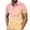 Pink, variant on Odbmxy Lapel Short Sleeve Polo for Men T Shirts for Men Casual Workout Loose Fit Gradient Print Shirts,Pink L