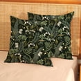 thumbnail image 2 of Spring Pillow Covers 18x18 Pack of 2 Green Herbs Botanical Wildflower Throw Pillow Covers,Summer Seasonal Decor Pillowcase Rustic Farmhouse Decorative Linen Cushion Case for Sofa Couch Outdoor, 2 of 5