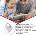 thumbnail image 4 of Xingzhi Multi-angle Adjustable Portable Phone Lazy Holder Mount Universal Foldable Tablet Desk Stand white 1pcs, 4 of 6
