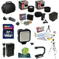 thumbnail image 1 of Ultimate Accessory Kit for Canon Vixia HF G10 HF G20 HF G30 HF S20 HF S21 HF S30 HF S200 with 32GB Memory Card, 3 Piece Filter, BP-819 Battery, Charger, Tripod, X-GRIP, LED Light, Microphone and More, 1 of 7