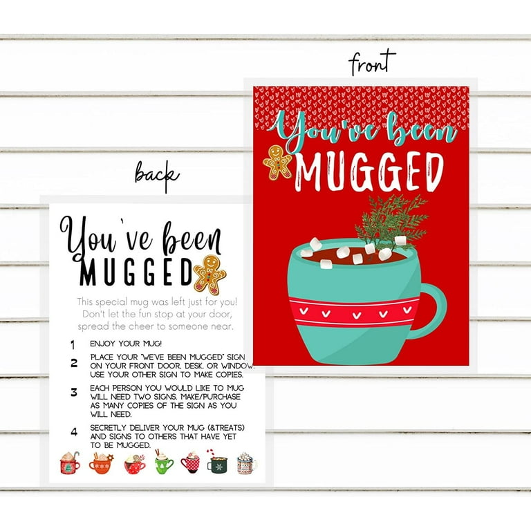 Youve Been Mugged Holiday Game Sheets 40 Pack 8.5x11 youve-been-mugged-holiday-game-sheets-40-pack-8-5x11-inch-standard-paper-size-gingerbread-cocoa-chocolate-holiday-game-youve-been-booed-christmas-door-desk-office-game-mug-elffed-jingled-walmart-com