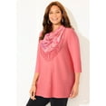 thumbnail image 3 of Catherines Women's Plus Size Impossibly Soft Tunic & Scarf Duet, 3 of 5