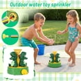 thumbnail image 6 of Crocodile Water Spray Sprinkler with Ball Launcher, Outdoor Rotating Splash Sprayer for Backyard Lawn and Summer Water Activities, 6 of 6