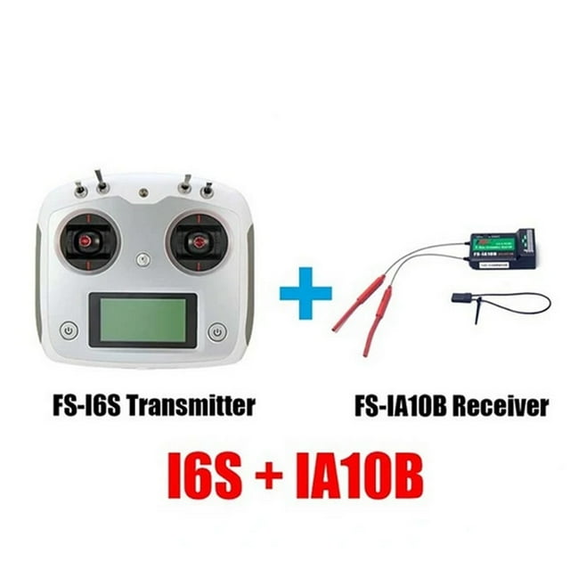 Flysky 10CH 2.4G RC Quadcopter with Change Mode FS-I6S FS I6S Transmitter Controller Set W/Receiver FS-iA6B or FS-IA10B