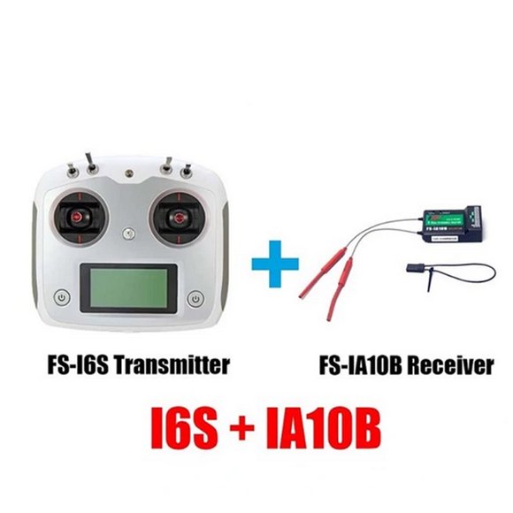 Flysky 10CH 2.4G RC Quadcopter with Change Mode FS-I6S FS I6S Transmitter Controller Set W/Receiver FS-iA6B or FS-IA10B