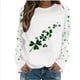thumbnail image 3 of TaTaai St Patricks Day Sweatshirt Women Shamrock Long Sleeve Shirt Irish Festival Holiday Crewneck Causal Top Gift, 3 of 5